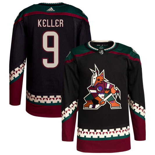 Clayton Keller Arizona Coyotes Home Primegreen Authentic Pro Jersey - Black
