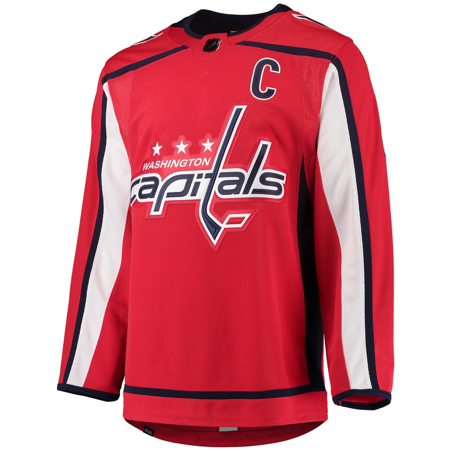 Alexander Ovechkin Washington Capitals Home Captain Patch Primegreen Authentic Pro Player Jersey - Red