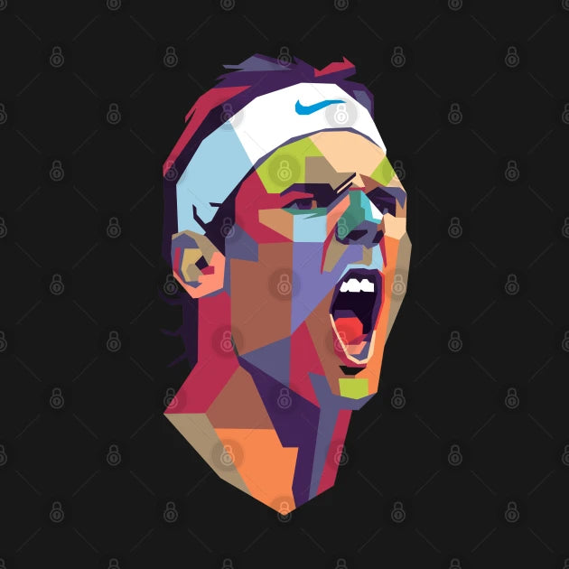 Rafael Nadal Color Portrait Hoodie