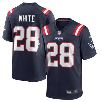 James White New England Patriots Game Player Jersey - Navy