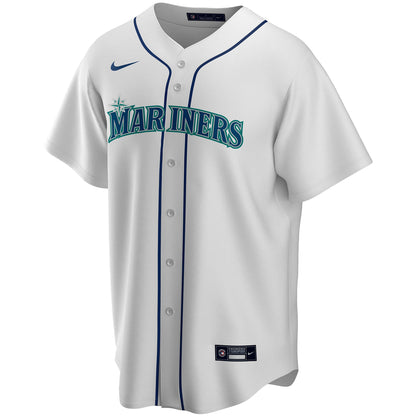 Seattle Mariners Youth Home Replica Custom Jersey - White