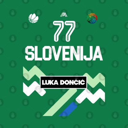 Luka Doncic Slovenia Jersey Fan Design T-Shirt