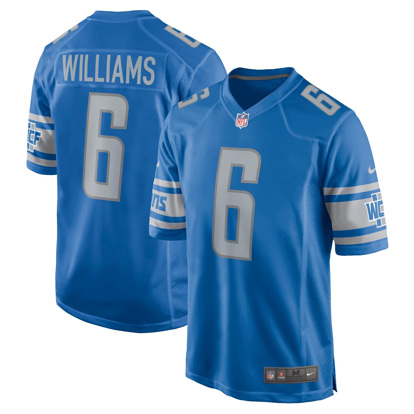 Tyrell Williams Detroit Lions Game Jersey - Blue