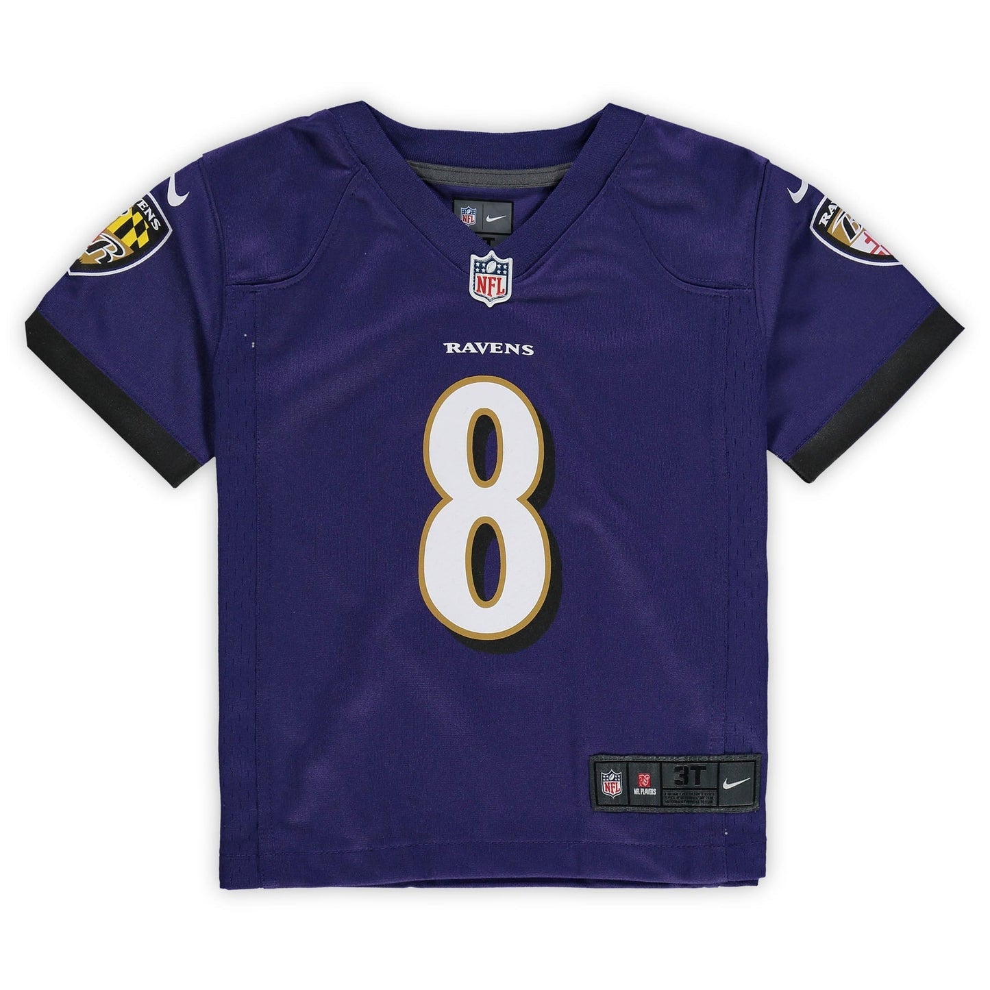 Toddler Lamar Jackson Purple Baltimore Ravens Game Jersey