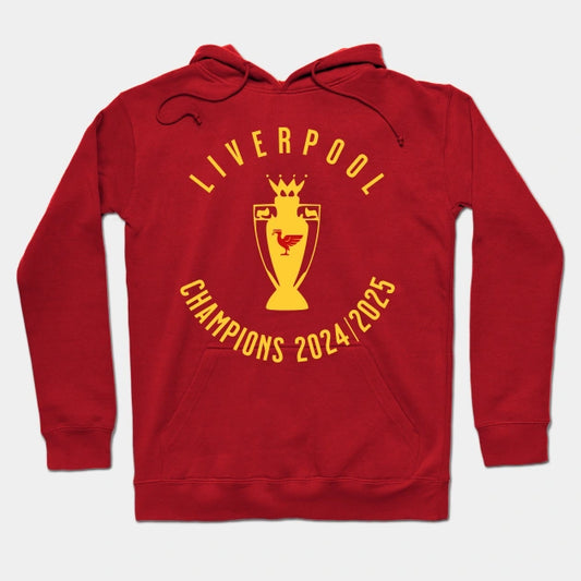 Liverpool Champions 25 Yellow 2 Hoodie