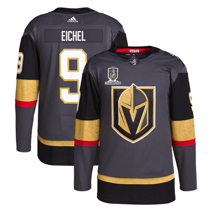 Jack Eichel Vegas Golden Knights 2023 Stanley Cup Champions Authentic Alternate Player Jersey - Gray