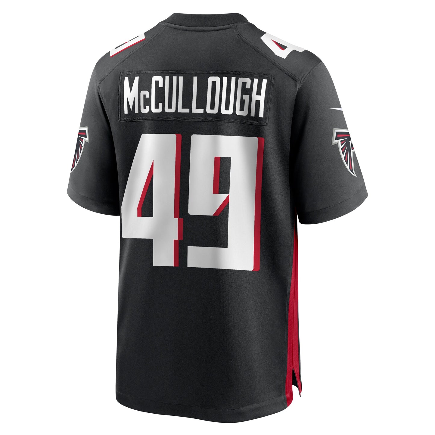 Liam McCullough Atlanta Falcons Team Game Jersey - ?Black