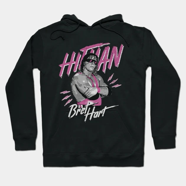 Bret Hart Hitman Pose Hoodie