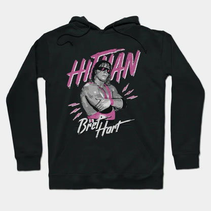Bret Hart Hitman Pose Hoodie