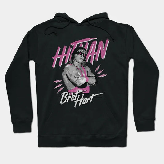 Bret Hart Hitman Pose Hoodie