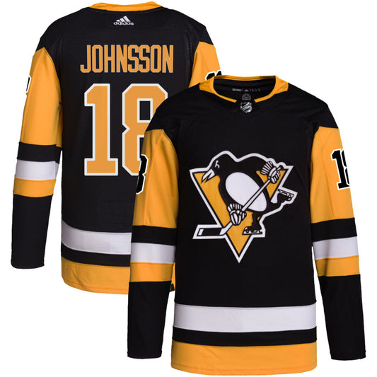 Andreas Johnsson Pittsburgh Penguins Home Primegreen Authentic Pro Jersey - Black