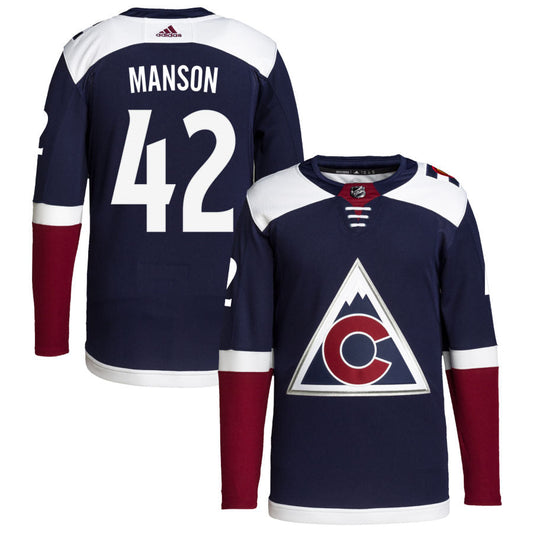 Josh Manson Colorado Avalanche 2018/19 Alternate Primegreen Authentic Pro Jersey - Navy