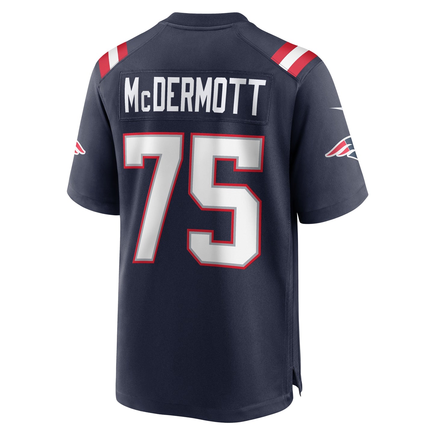 Conor McDermott New England Patriots Home Game Player Jersey - Navy