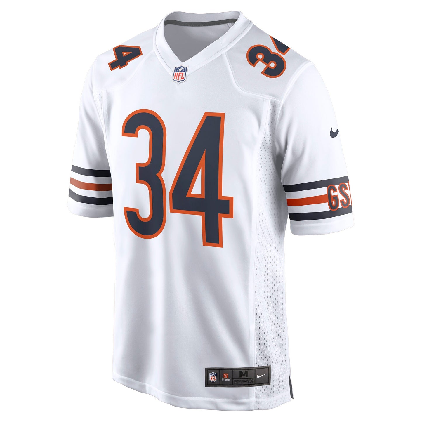 Walter Payton Chicago Bears Retired Player Away Game Jersey - White