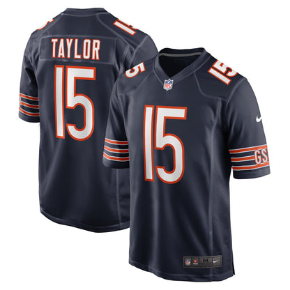 Trent Taylor Chicago Bears Team Game Jersey - ?Navy