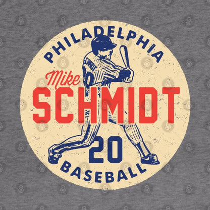 Mike Schmidt Phillies By Buck Tee Hoodie