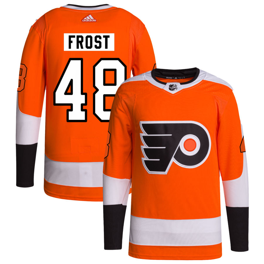 Morgan Frost Philadelphia Flyers Home Primegreen Authentic Pro Jersey - Orange