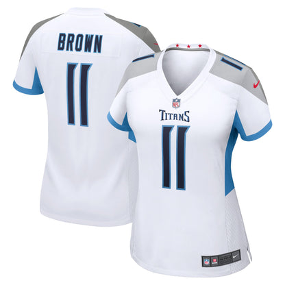AJ Brown Tennessee Titans Women's Game Jersey - White