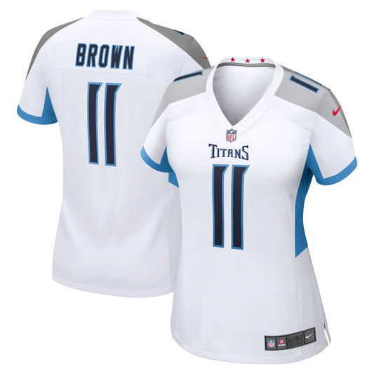 AJ Brown Tennessee Titans Women's Game Jersey - White