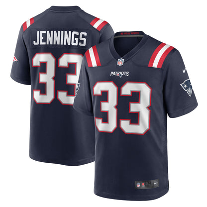 Anfernee Jennings New England Patriots Team Game Jersey - ?Navy
