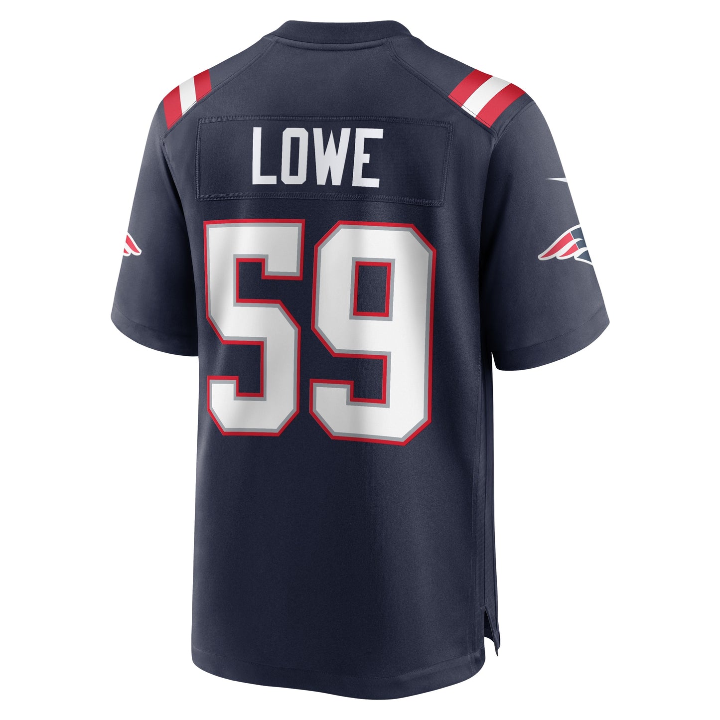 Vederian Lowe New England Patriots Team Game Jersey - ?Navy