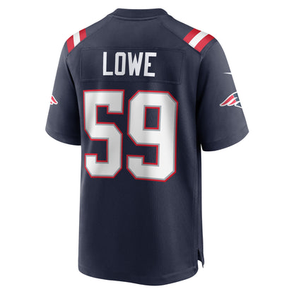Vederian Lowe New England Patriots Team Game Jersey - ?Navy