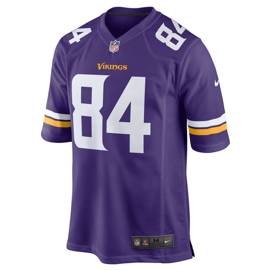 Josh Oliver Minnesota Vikings Game Player Jersey - Purple
