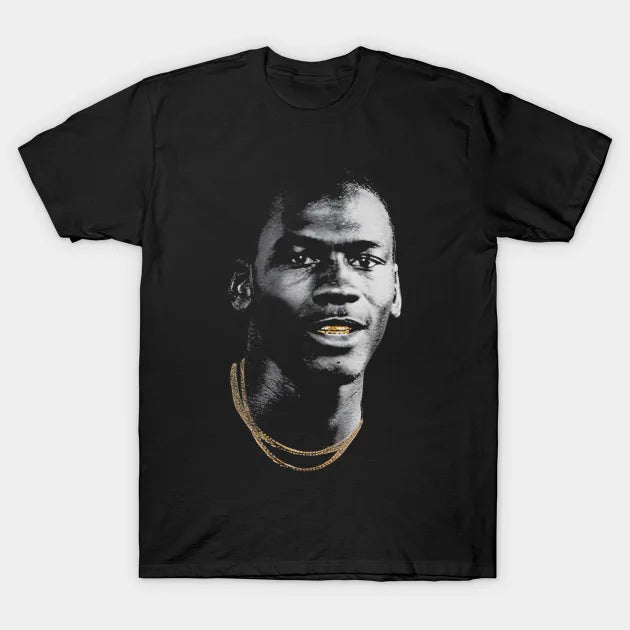 Michael Jordan Gold Grill T-Shirt
