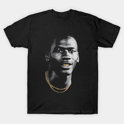 Michael Jordan Gold Grill T-Shirt