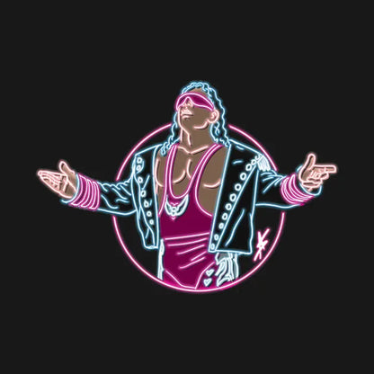 Bret Hart Neon Color Hoodie