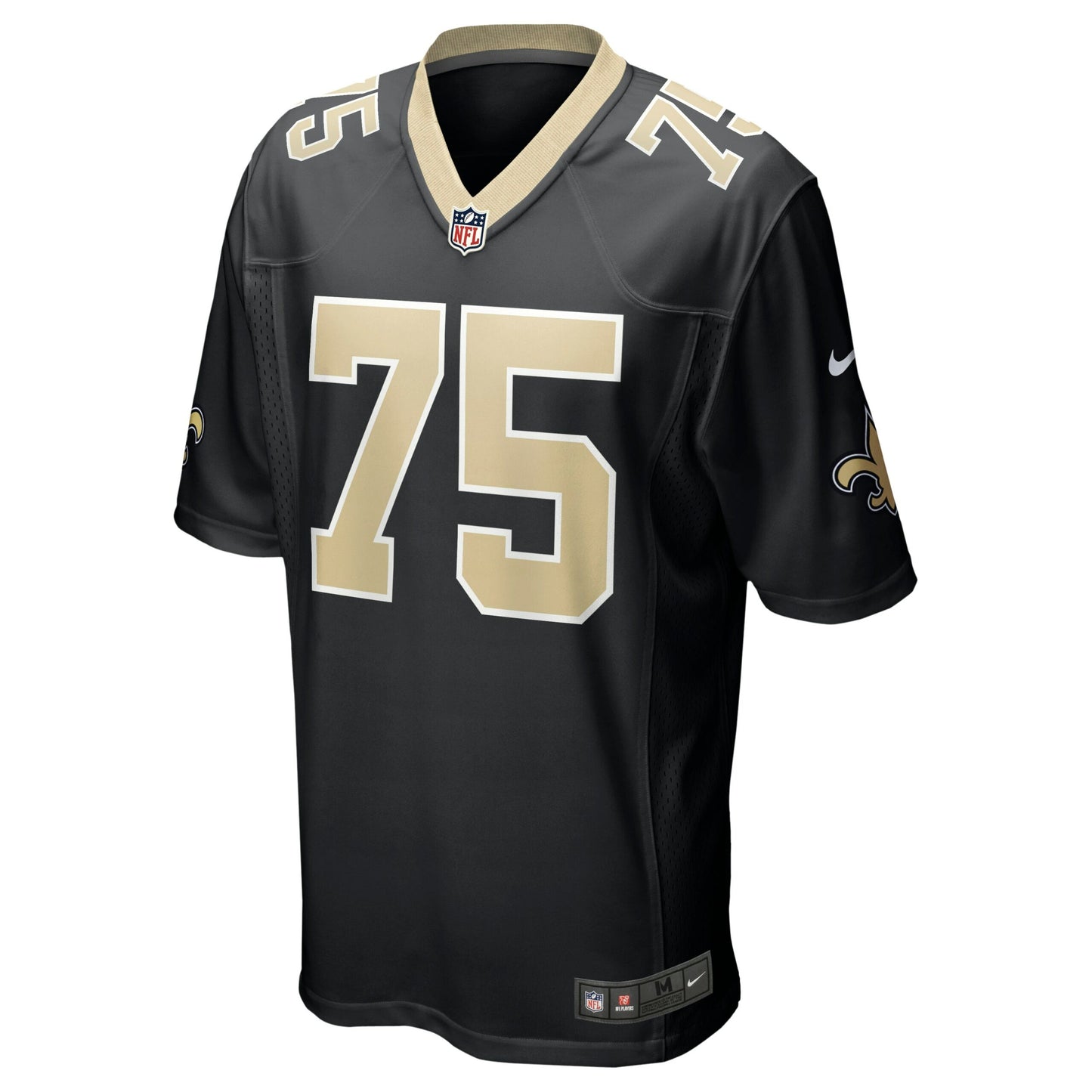 Andrus Peat New Orleans Saints Game Jersey - Black