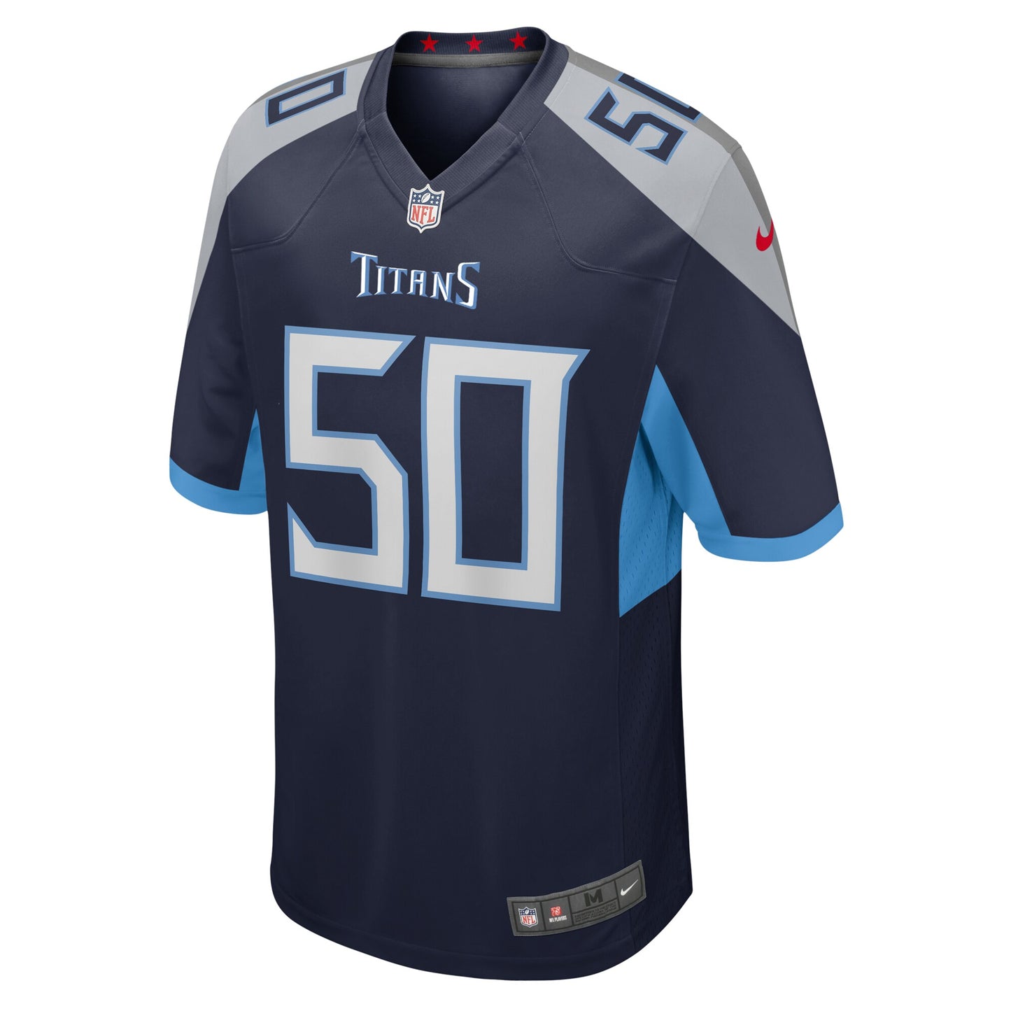 Derick Roberson Tennessee Titans Game Jersey - Navy
