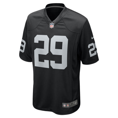 Christopher Smith II Las Vegas Raiders Team Game Jersey - Black