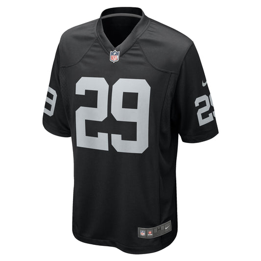 Christopher Smith II Las Vegas Raiders Team Game Jersey - Black