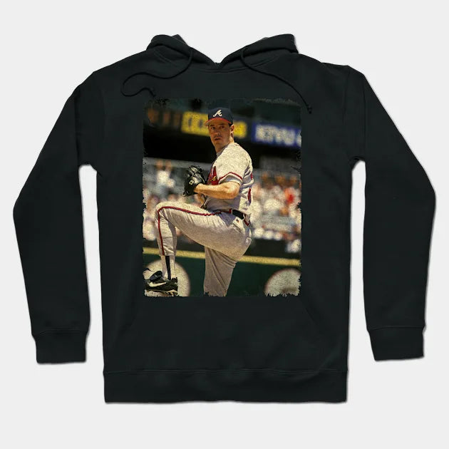 Greg Maddux In Atlanta Braves Hoodie