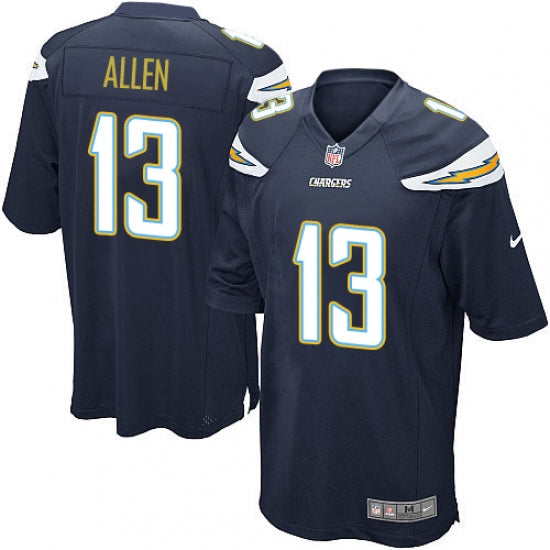 Men's Los Angeles Chargers Keenan Allen Game Jersey Navy Blue