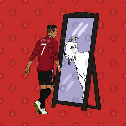 Cristiano Ronaldo Mirror Goat Hoodie