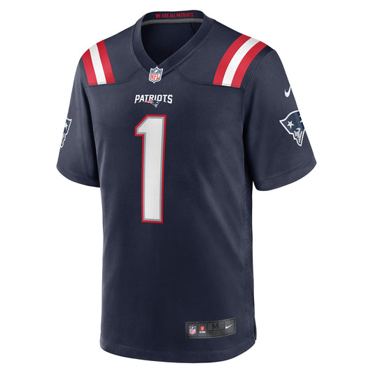 DeVante Parker New England Patriots Game Jersey - Navy