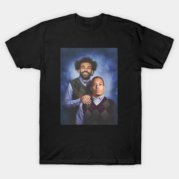Mo Salah & Virgil Van Dijk Stepbrothers T-Shirt