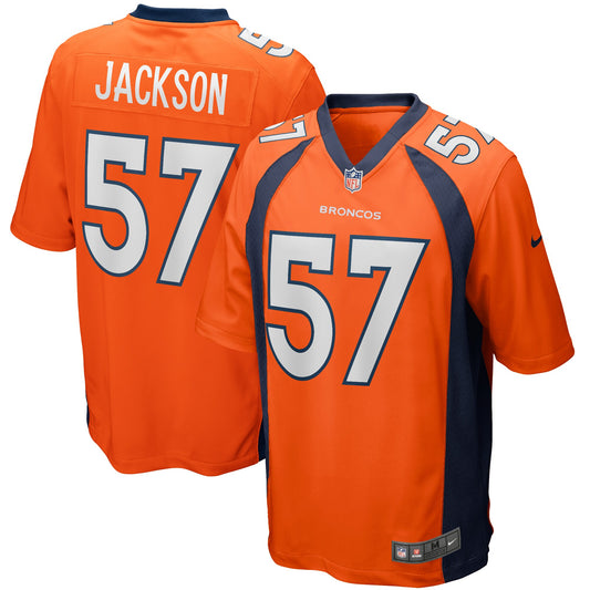 Tom Jackson Denver Broncos Game Retired Player Jersey - Orange