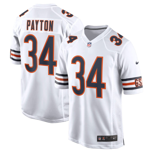 Walter Payton Chicago Bears Retired Player Away Game Jersey - White