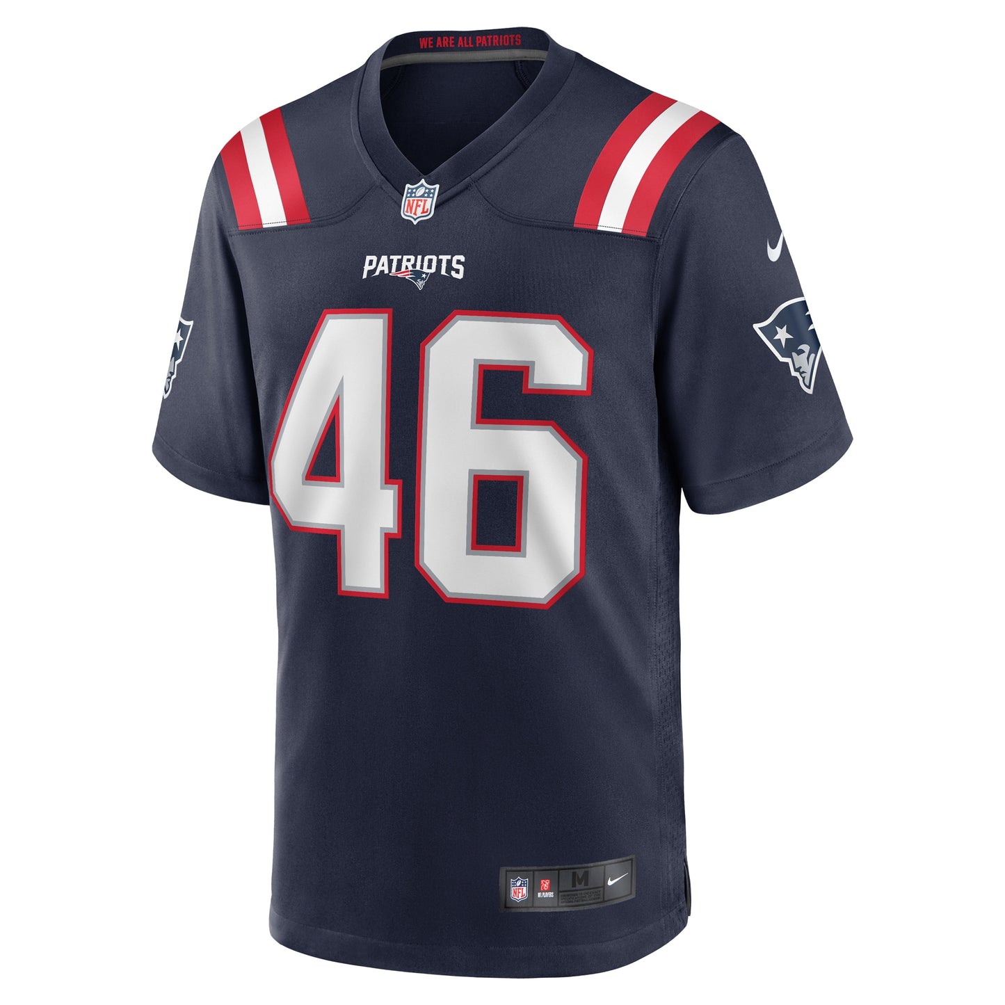 Tucker Addington New England Patriots Home Game Player Jersey - Navy