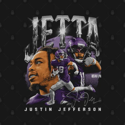 Justin Jefferson Minnesota Jetta Vintage T-Shirt