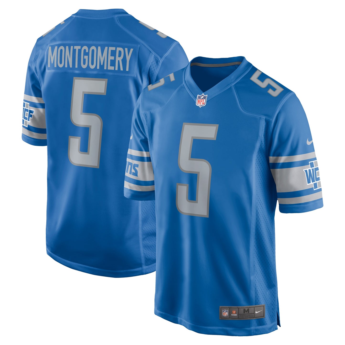 David Montgomery Detroit Lions Game Player Jersey - Blue