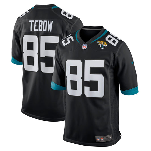 Tim Tebow Jacksonville Jaguars Game Player Jersey - Black