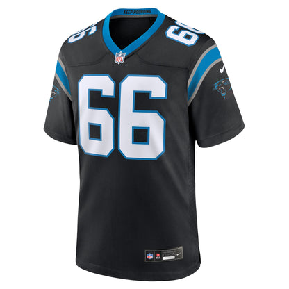 Nash Jensen Carolina Panthers Team Game Jersey - ?Black