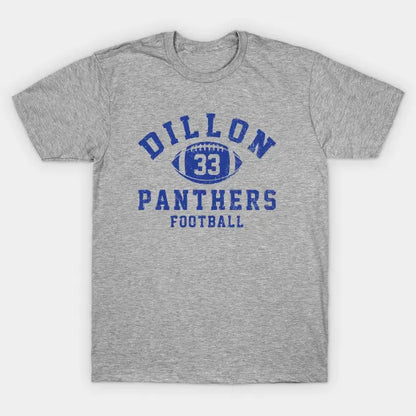 Dillon Panthers Football - #33 Tim Riggins - Vintage Logo T-Shirt