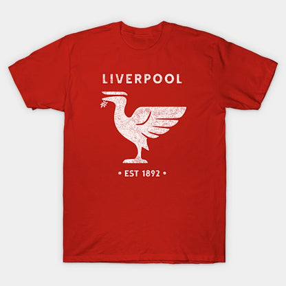 Liverpool Liverbird Retro Vintage Big T-Shirt