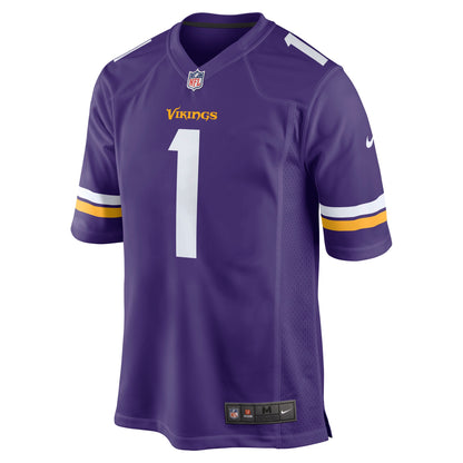 Number 1 Dad Minnesota Vikings Game Jersey - Purple