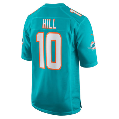 Men's Miami Dolphins Tyreek Hill Game Jersey Aqua